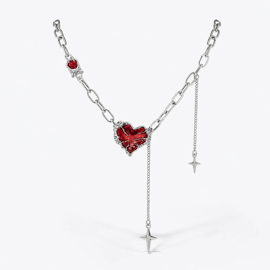 Enchanted Heart Chain Necklace studio product photo