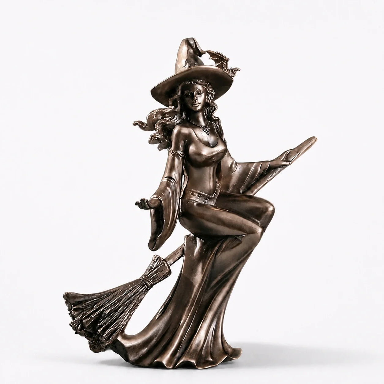 Enchanted Witch Trio Figurines studio product photo