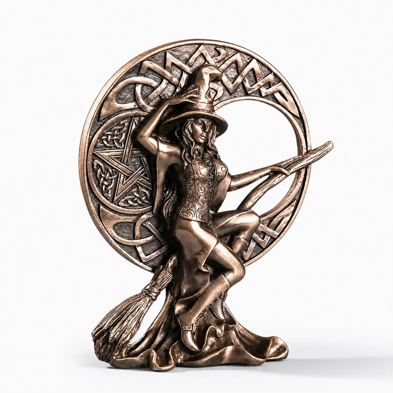 Enchanted Witch Trio Figurines studio product photo