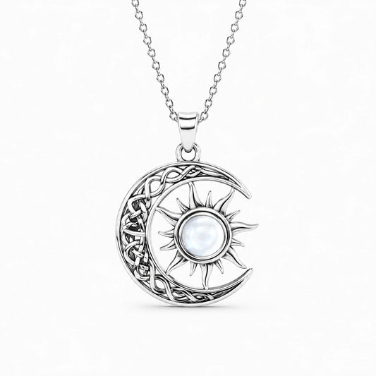 Equinox Harmony Sun And Moon Necklace