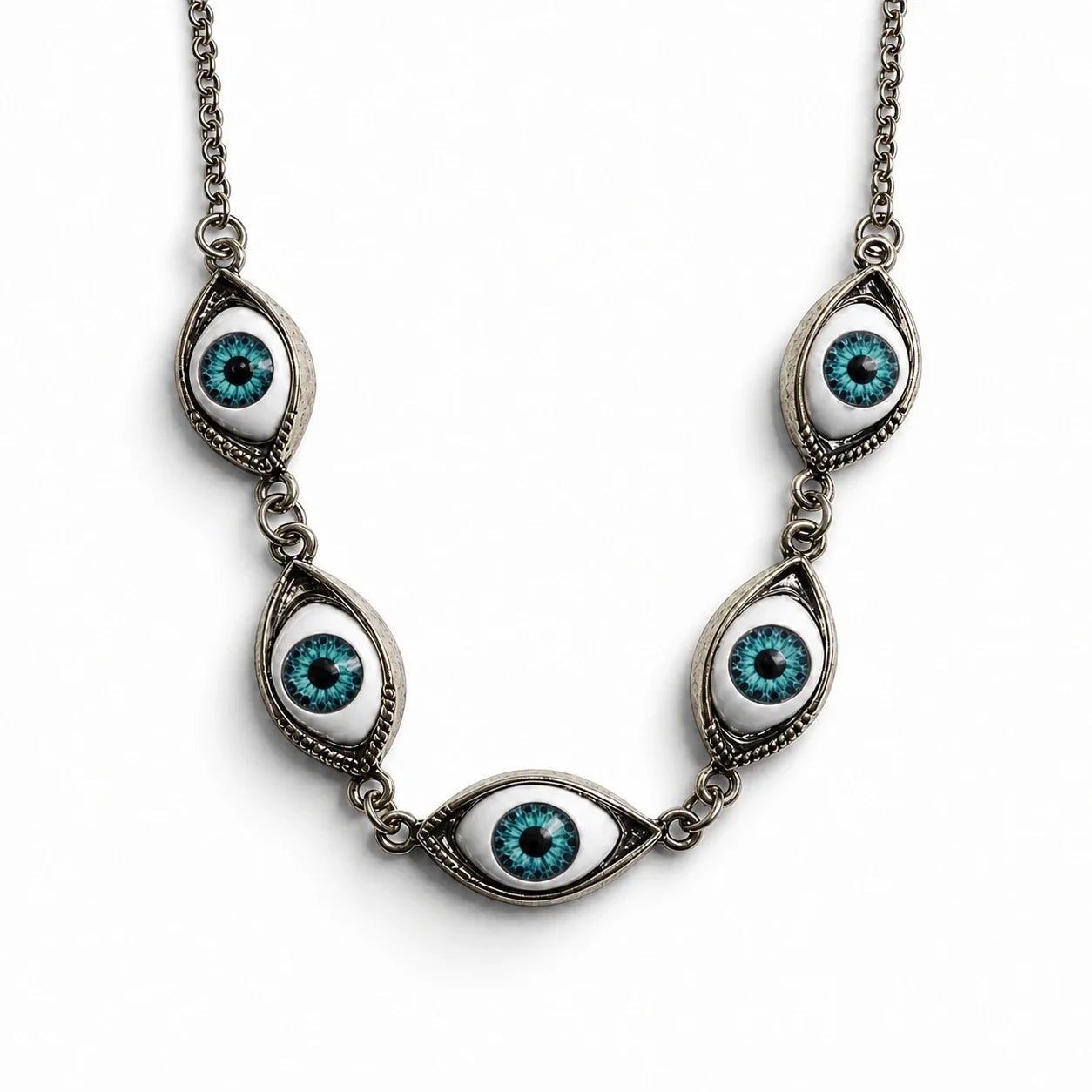 Evil Eye Protection Necklace studio product photo