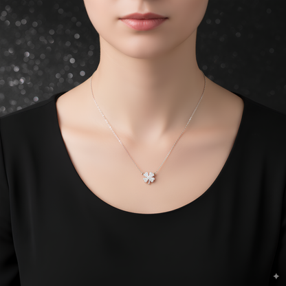 Mystic Cloverlight Luck Necklace