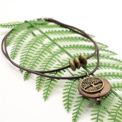 Mystic Roots: Retro Tree of Life Necklace