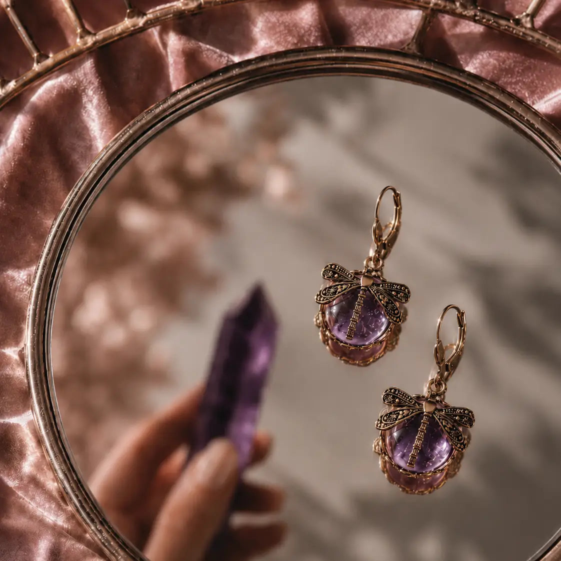 Dragonfly Crystal Renewal Earrings