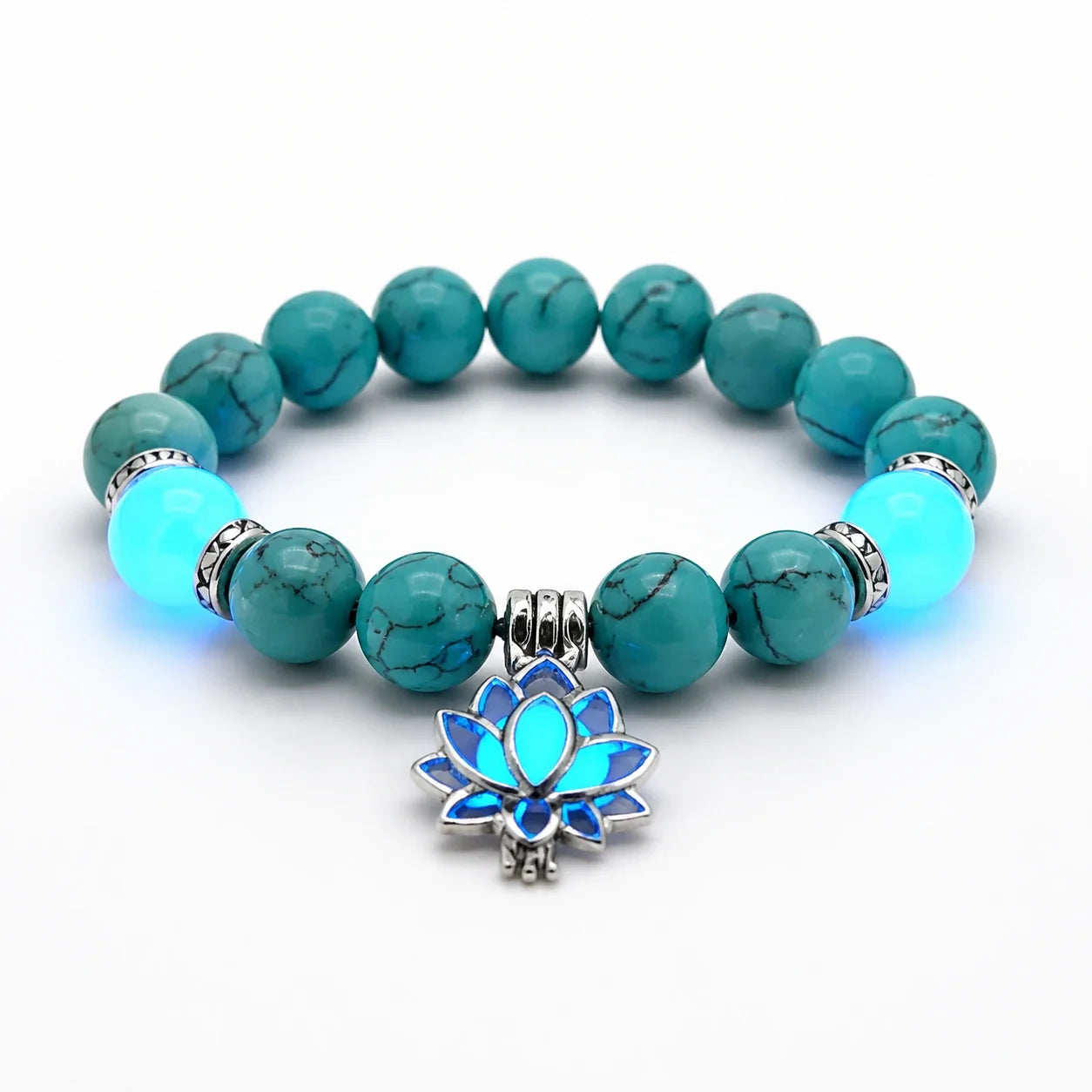 Luminous Lotus Energy Bracelet studio product photo