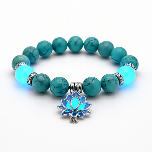 Luminous Lotus Energy Bracelet studio product photo