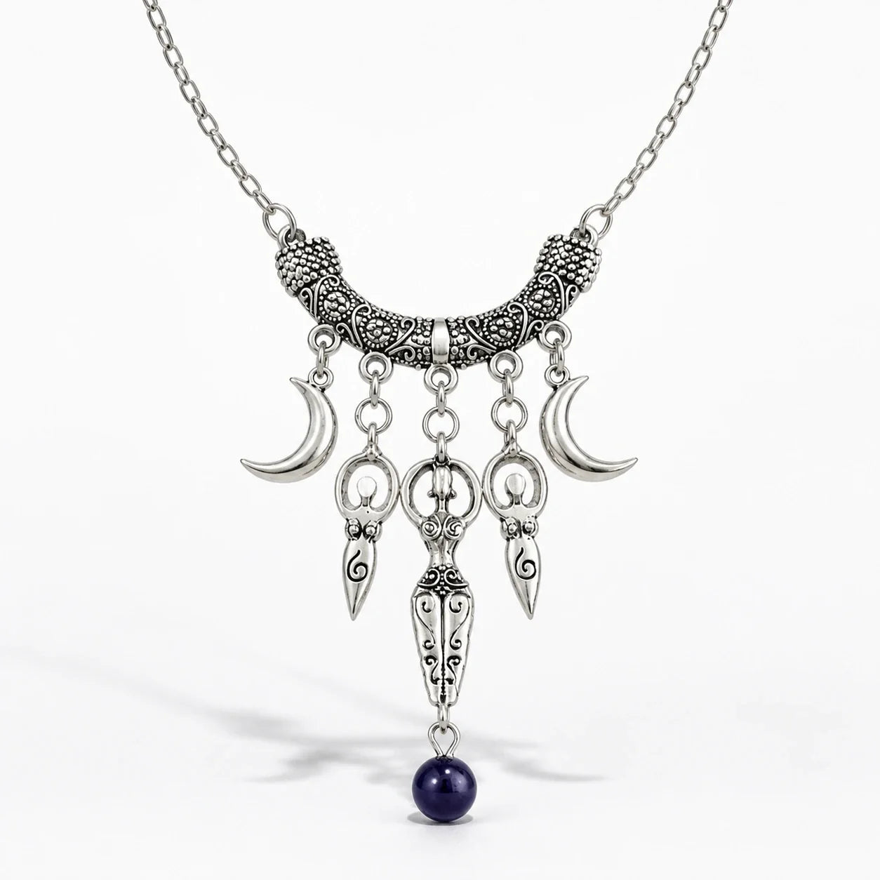 Lunar Goddess Sacred Necklace studio product photo