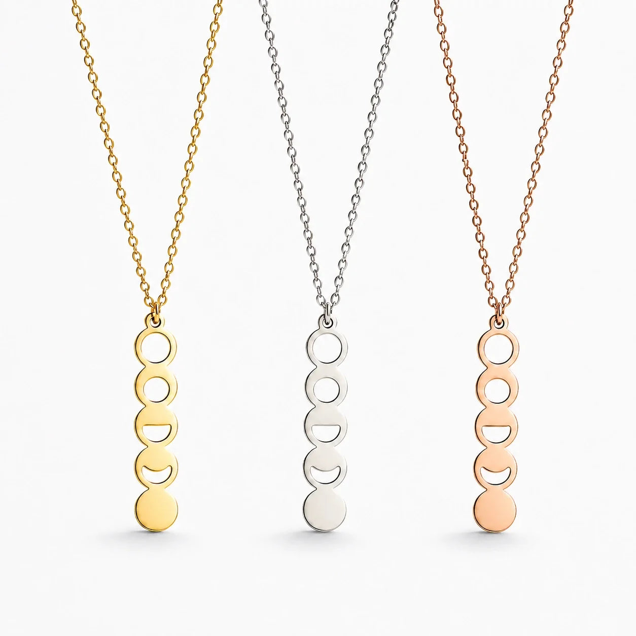 Lunar Transformation Necklace studio product photo