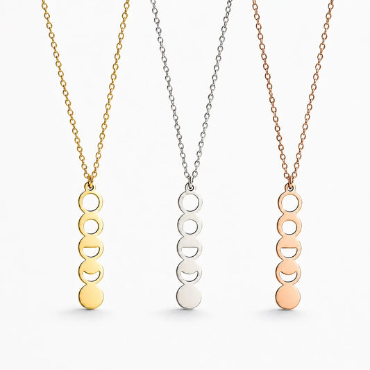 Lunar Transformation Necklace studio product photo