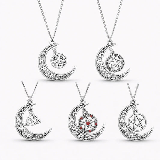 Lunar Tree of Life Necklace studio product photo