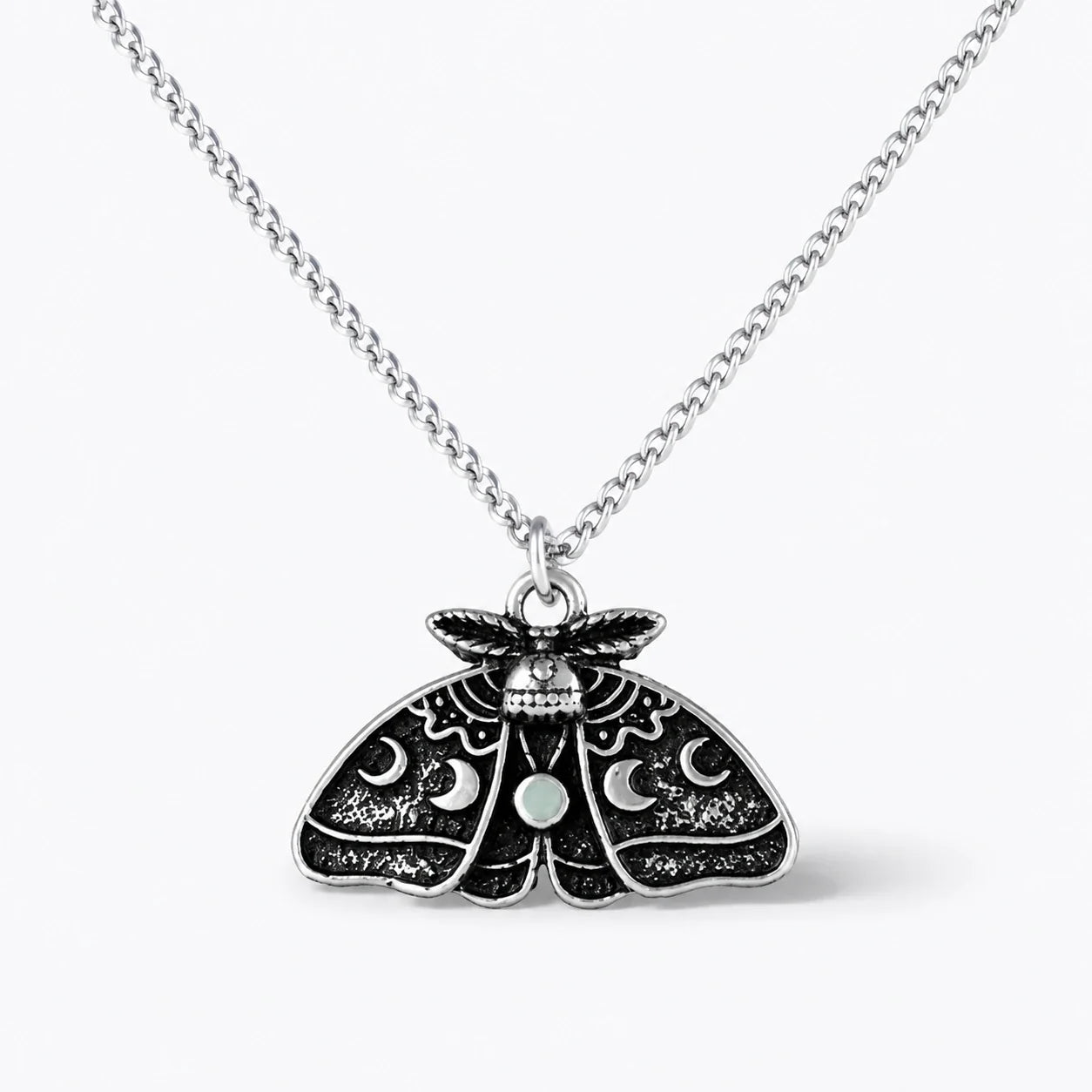 Moon Moth Renewal Necklace studio product photo
