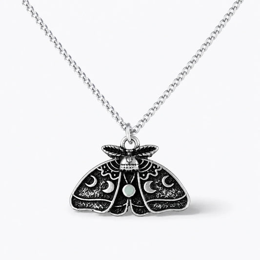 Moon Moth Renewal Necklace studio product photo