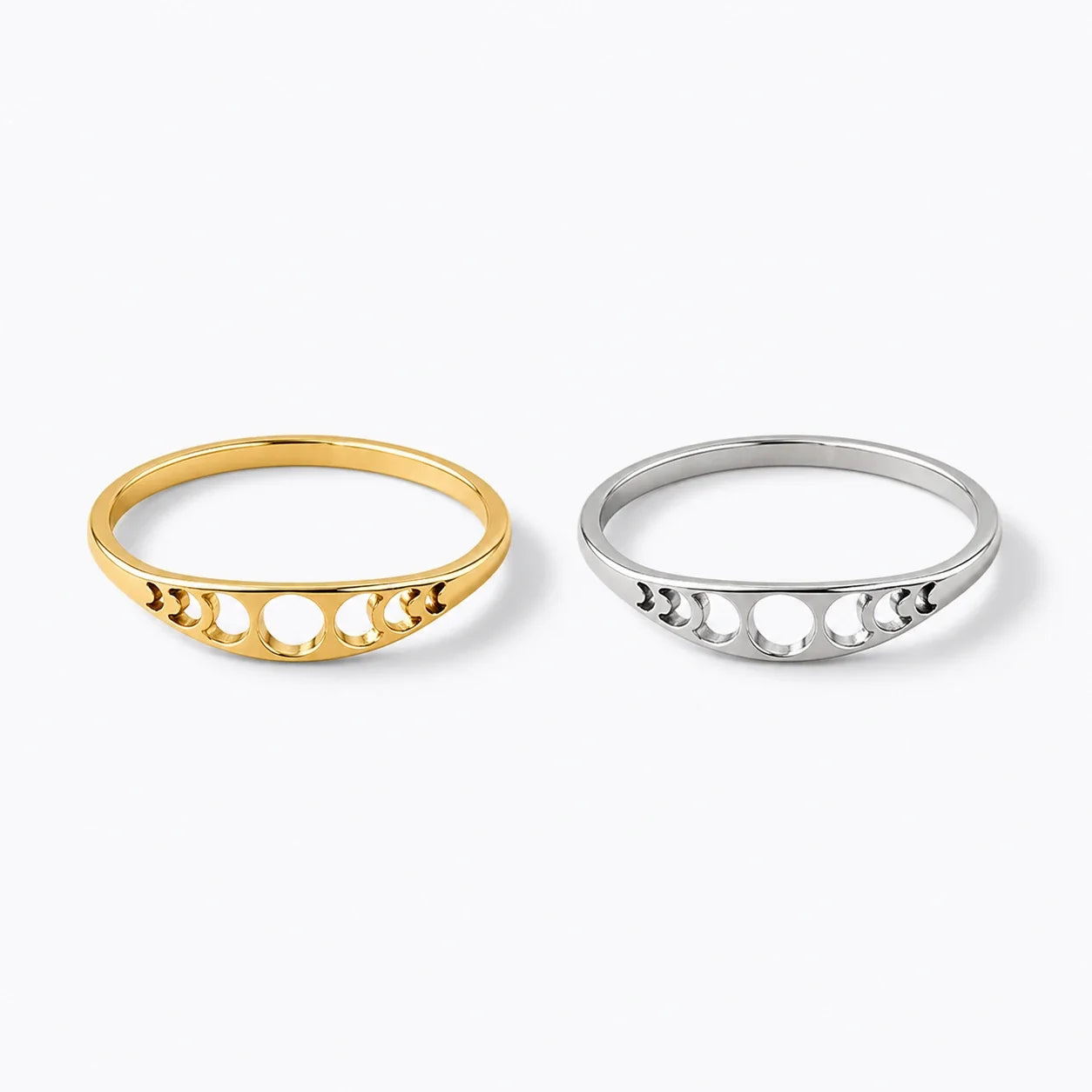 Moon Phase Goddess Ring studio product photo