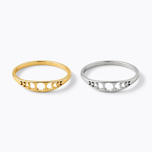 Moon Phase Goddess Ring studio product photo