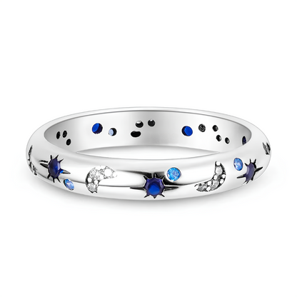Moon & Stars Celestial Ring