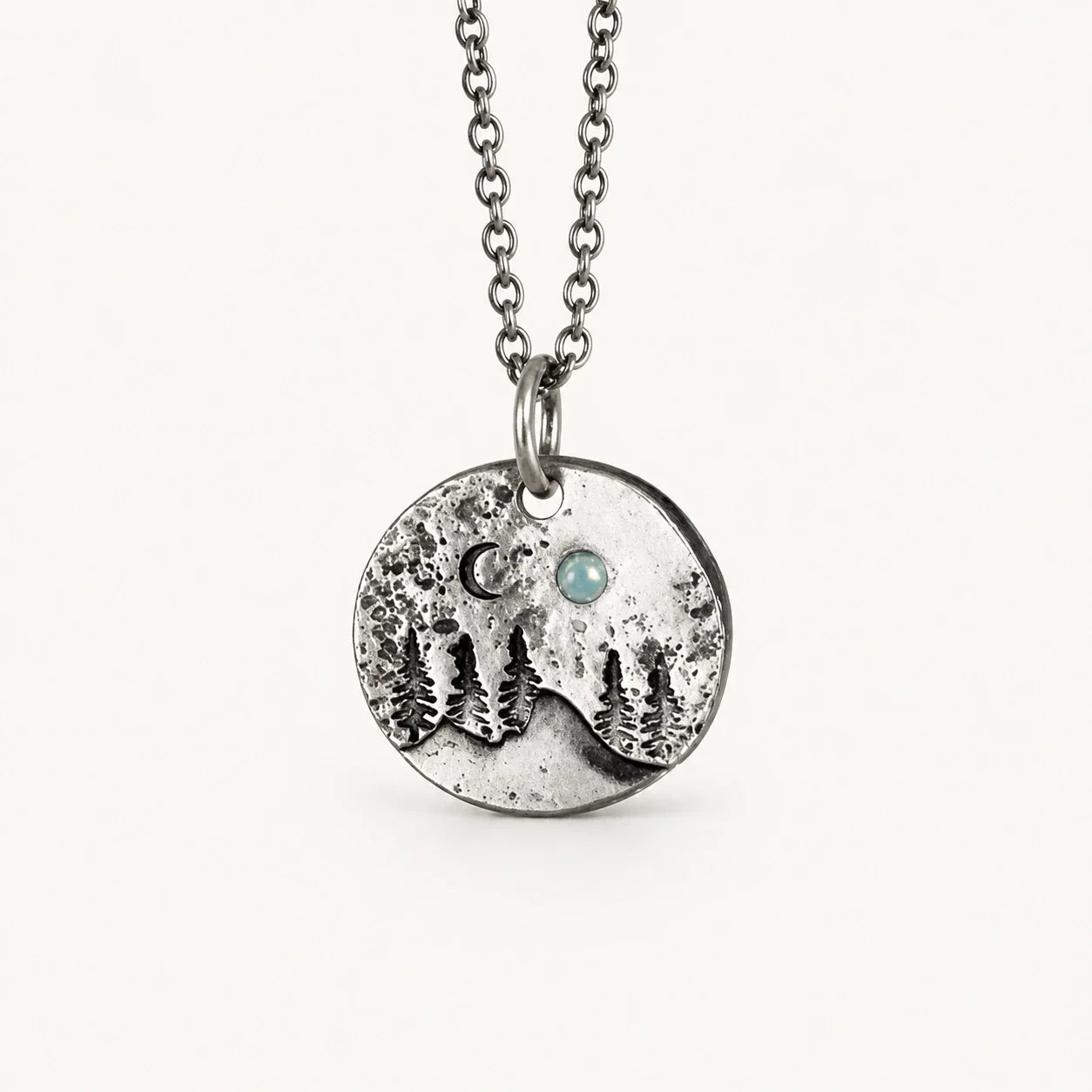 Moonlight Tree Amulet Necklace studio product photo