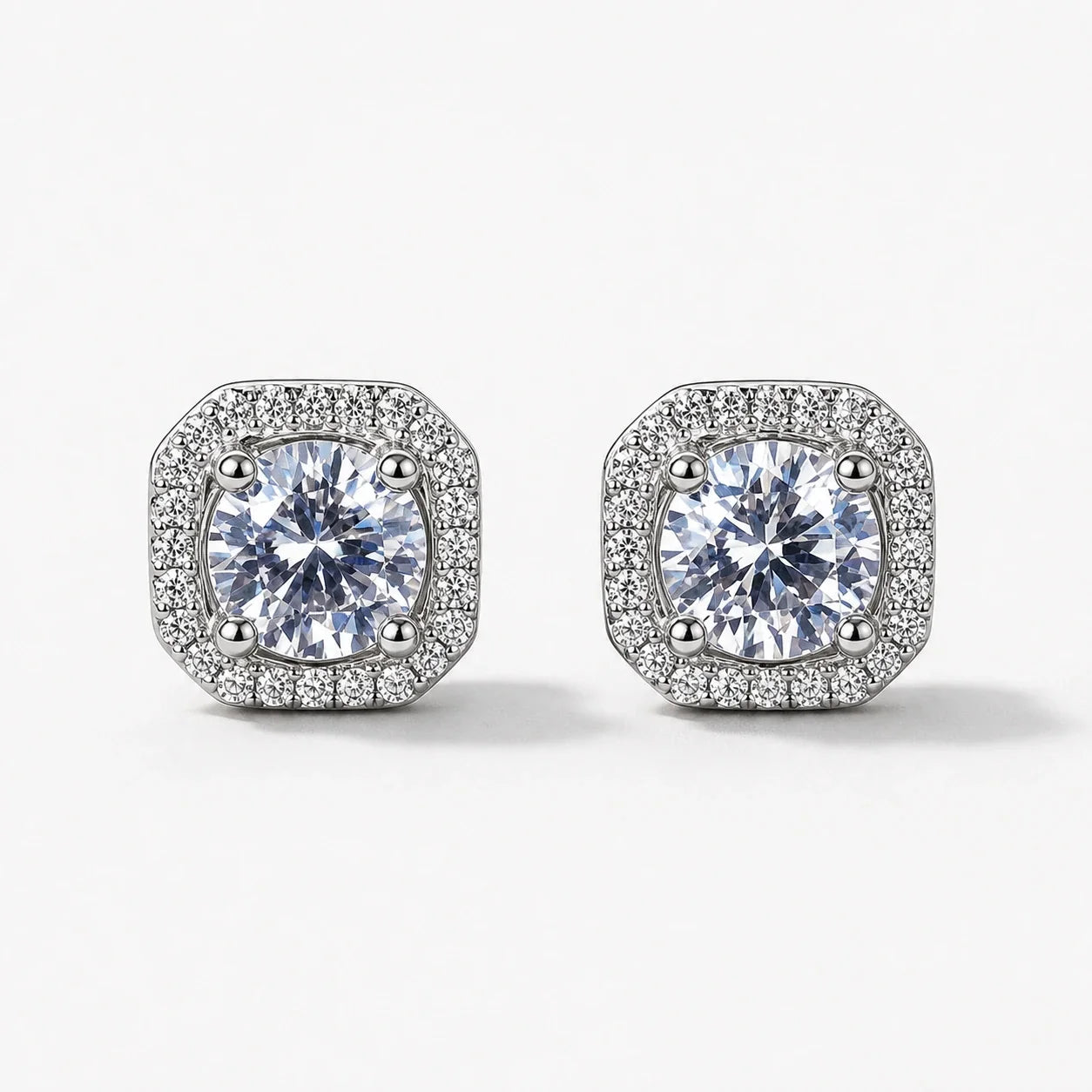 Moonlit Clarity Crystal Studs studio product photo