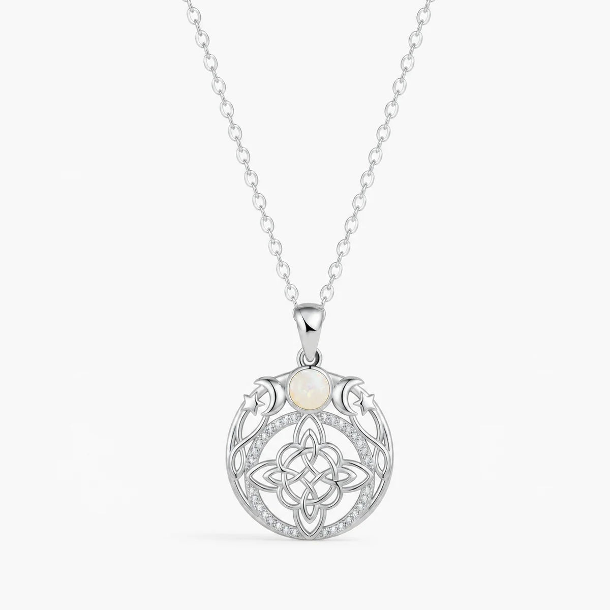 Moonlit Witches Knot Necklace studio product photo