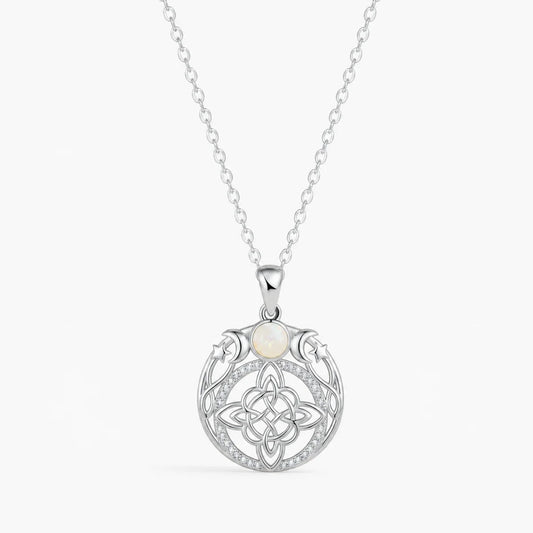 Moonlit Witches Knot Necklace studio product photo
