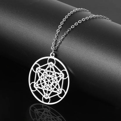 Witch’s Triple Moon Pentacle Necklace