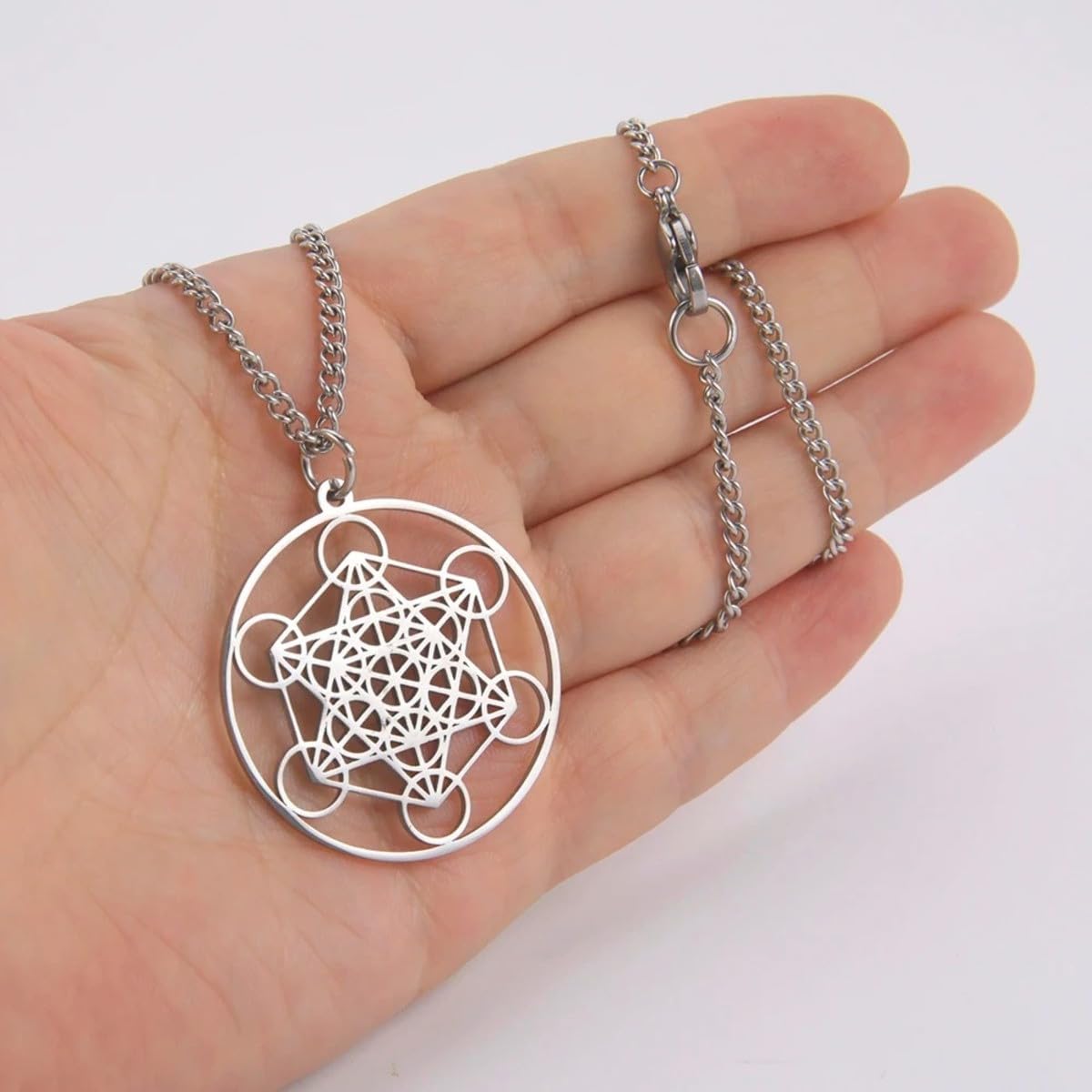 Witch’s Triple Moon Pentacle Necklace