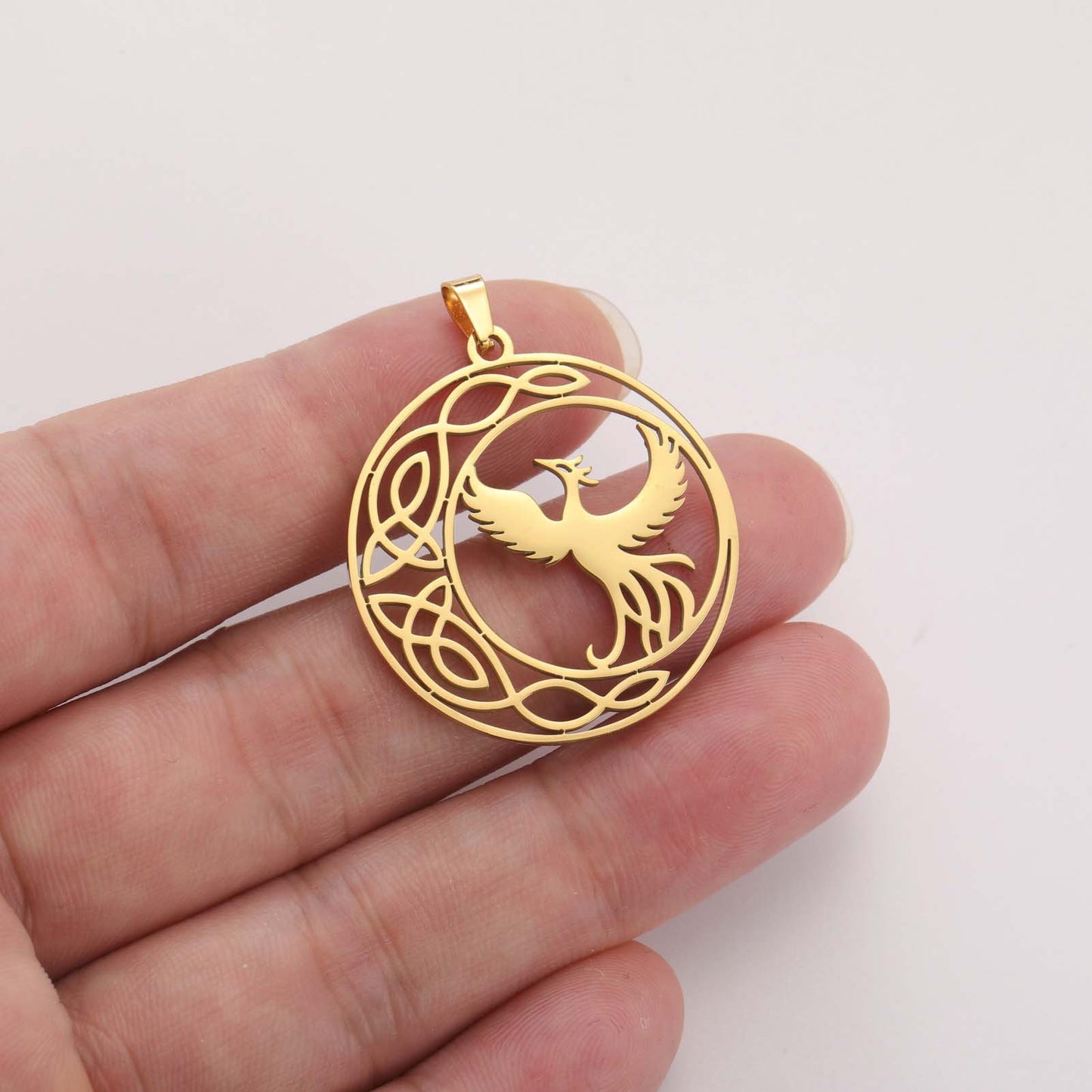 Phoenix Knot of Eternal Rise Necklace