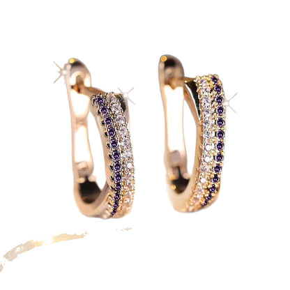 Celestial Radiance Charm Hoops