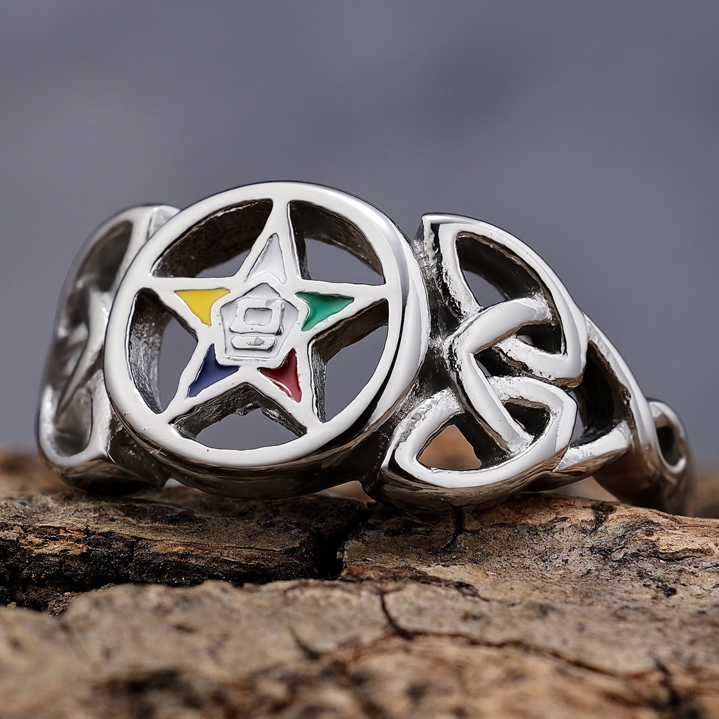 Elemental Unity Pentacle Ring