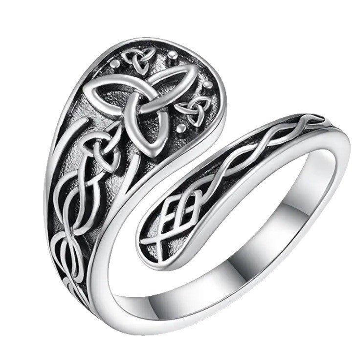 Sacred Triquetra Protection Ring