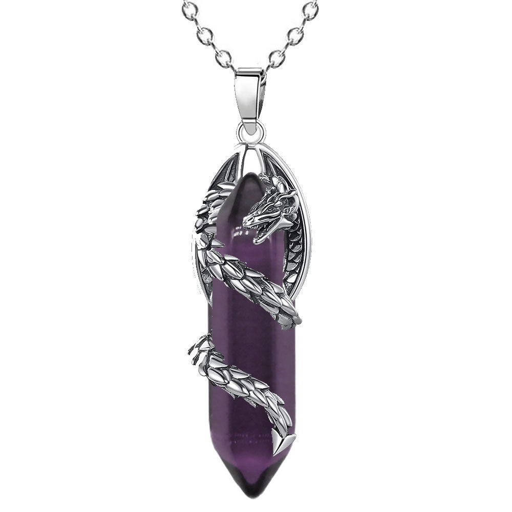 Celestial Dragonfang Crystal Necklace