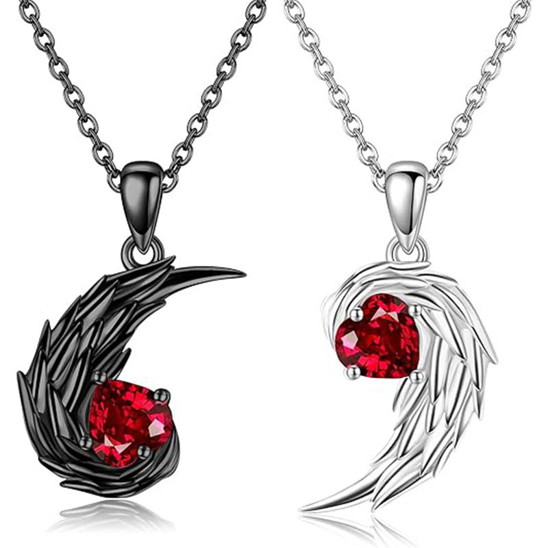 Winged Bond of Lovers Necklace