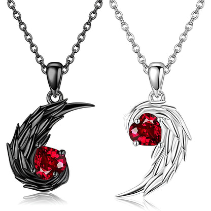 Winged Bond of Lovers Necklace