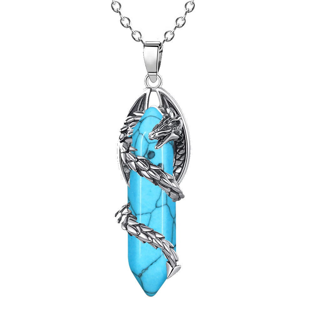 Celestial Dragonfang Crystal Necklace