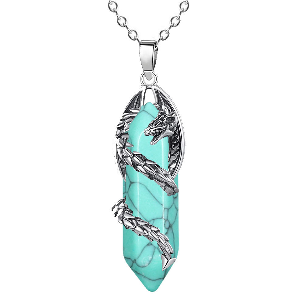 Celestial Dragonfang Crystal Necklace