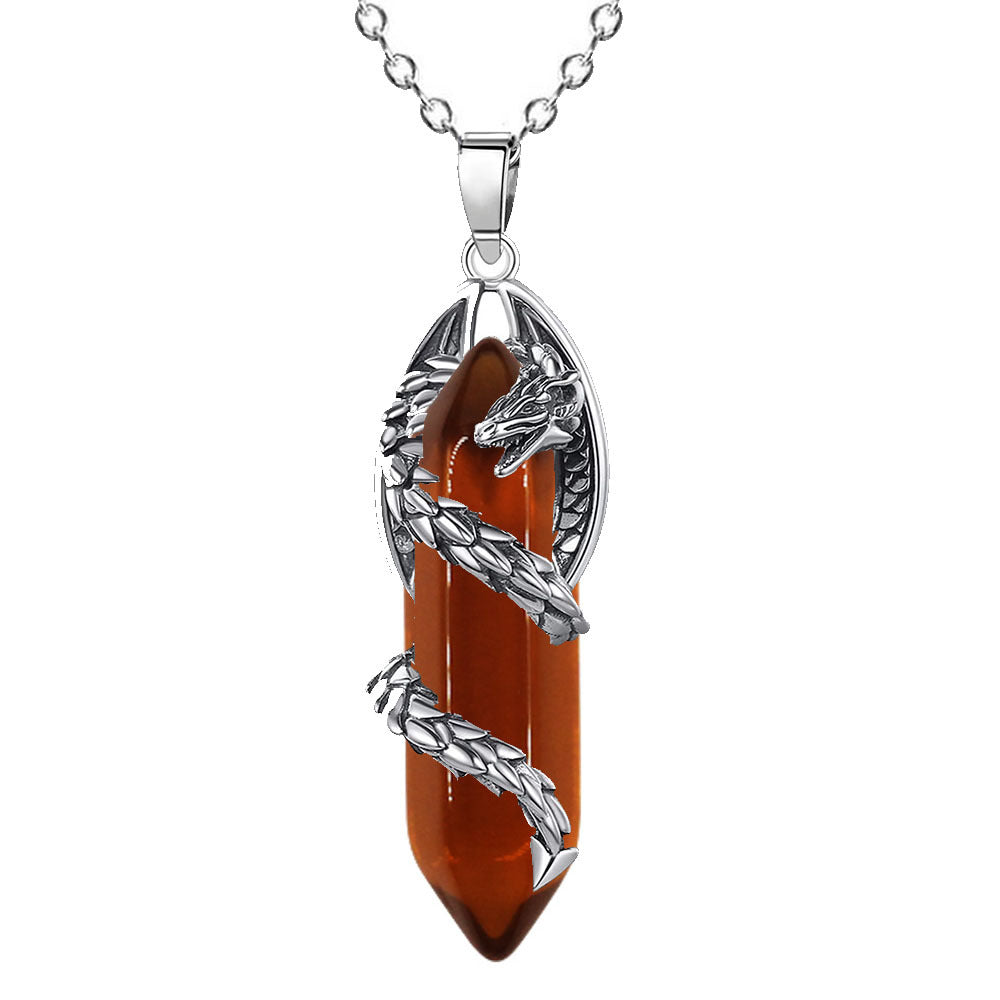 Celestial Dragonfang Crystal Necklace