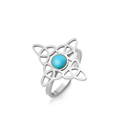 Sacred Witches Knot Bloom Ring