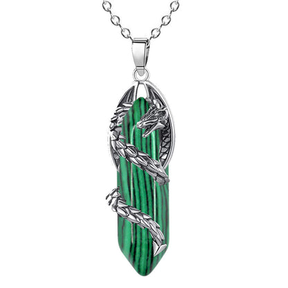 Celestial Dragonfang Crystal Necklace