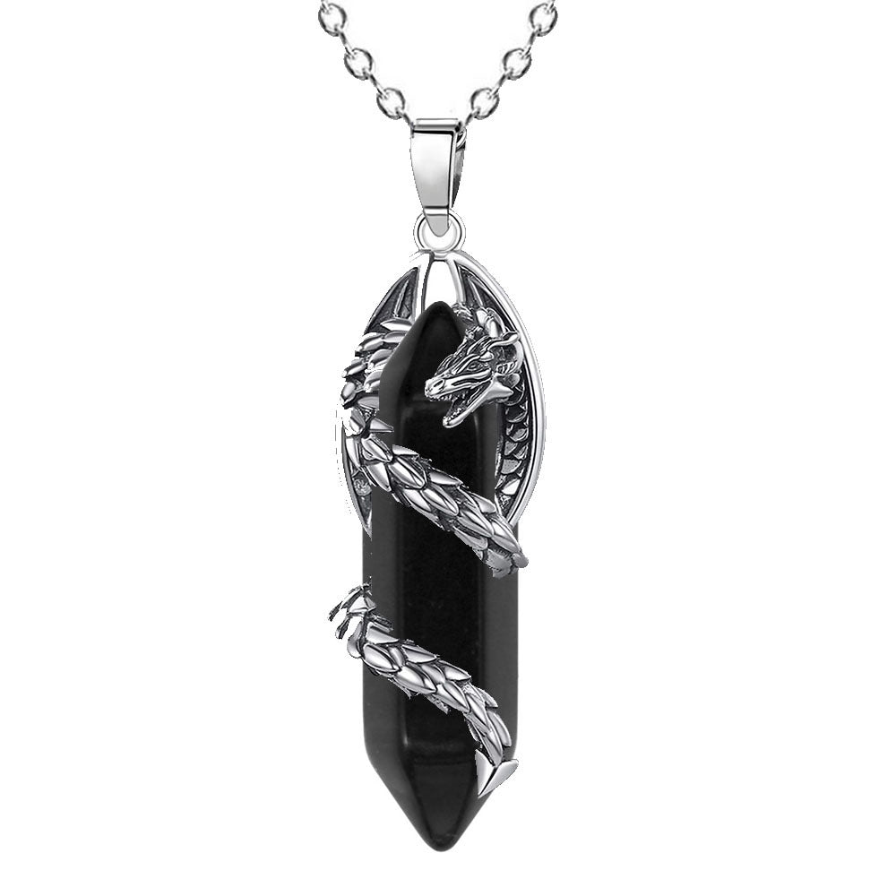 Celestial Dragonfang Crystal Necklace