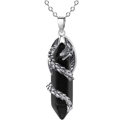 Celestial Dragonfang Crystal Necklace