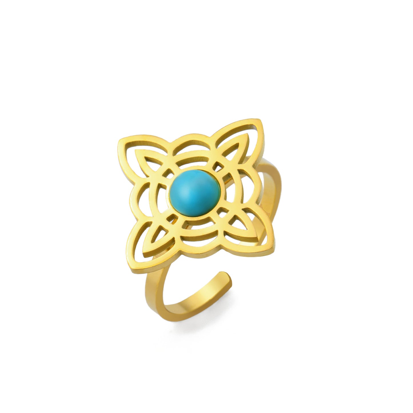 Sacred Witches Knot Bloom Ring
