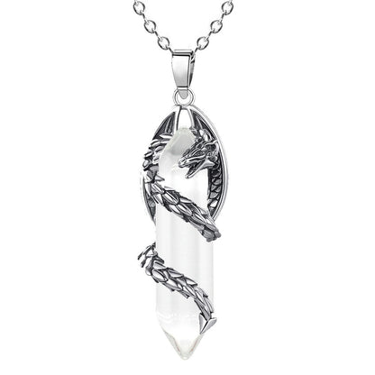 Celestial Dragonfang Crystal Necklace