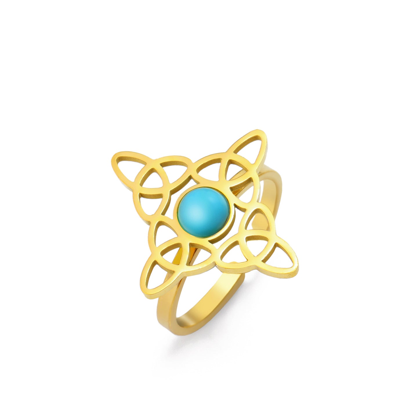 Sacred Witches Knot Bloom Ring