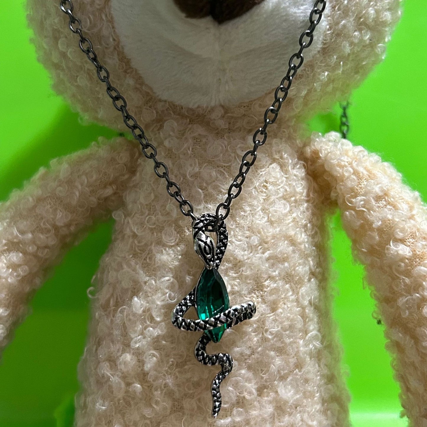 Snake’s Embrace Emerald Necklace