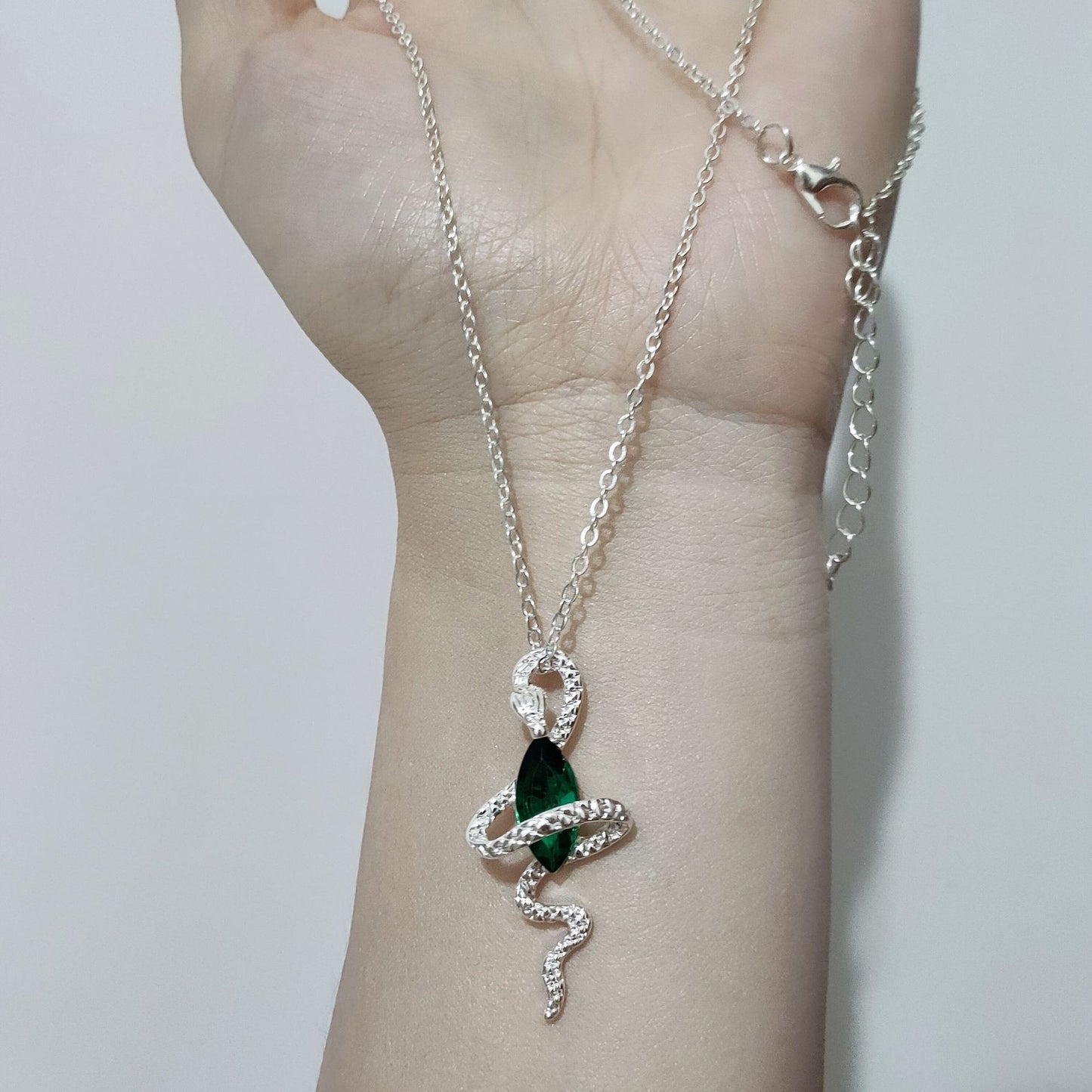 Snake’s Embrace Emerald Necklace