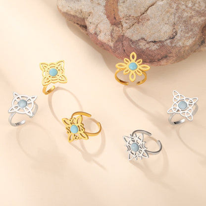 Sacred Witches Knot Bloom Ring