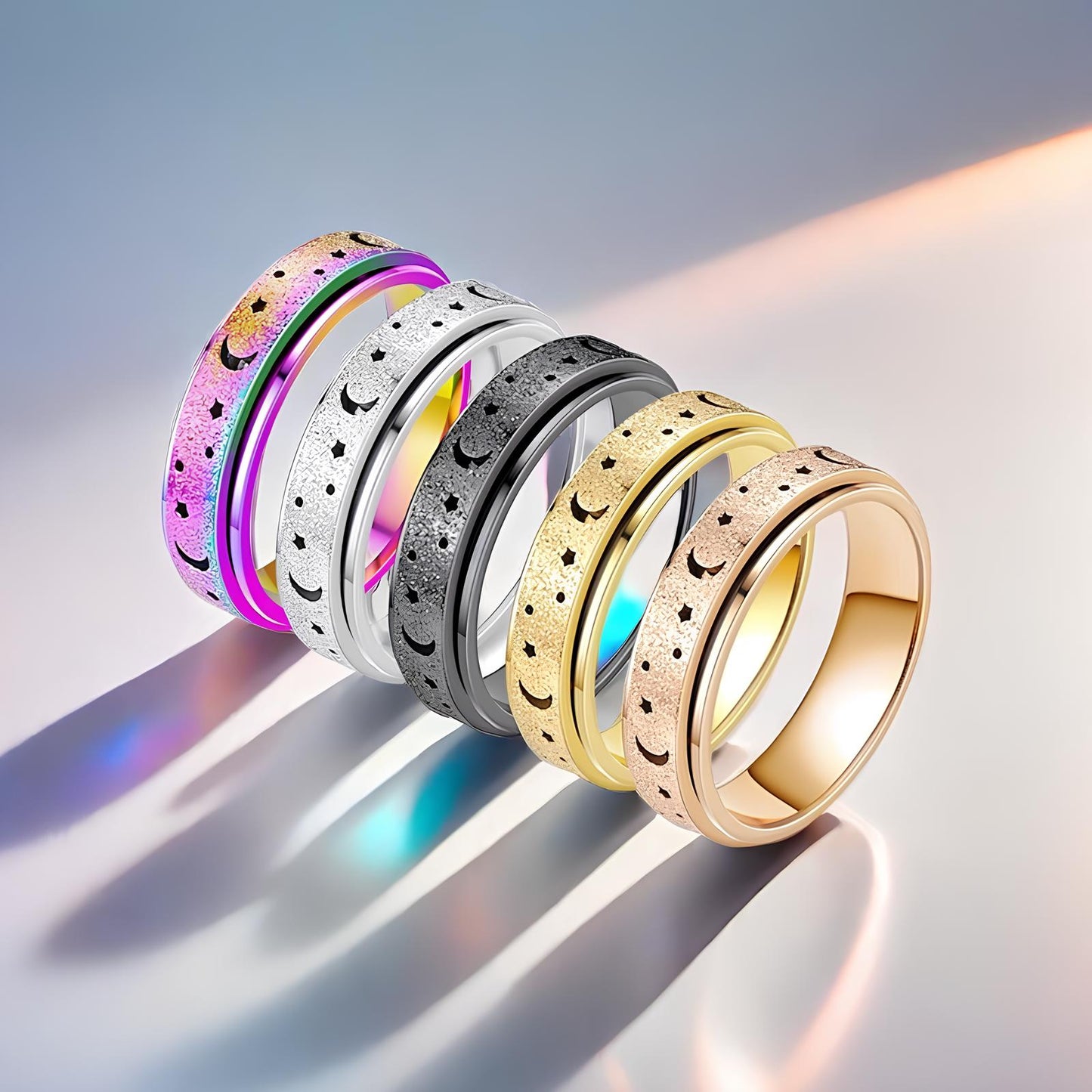 Spinning Celestial Balance Ring