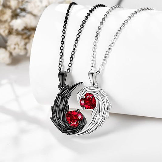 Winged Bond of Lovers Necklace
