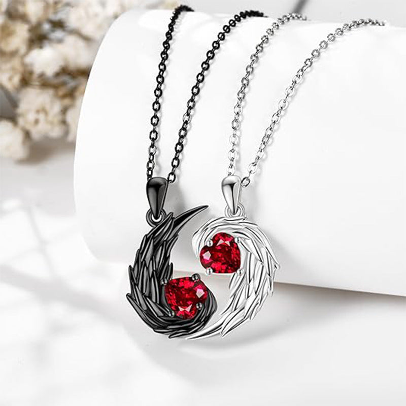 Winged Bond of Lovers Necklace