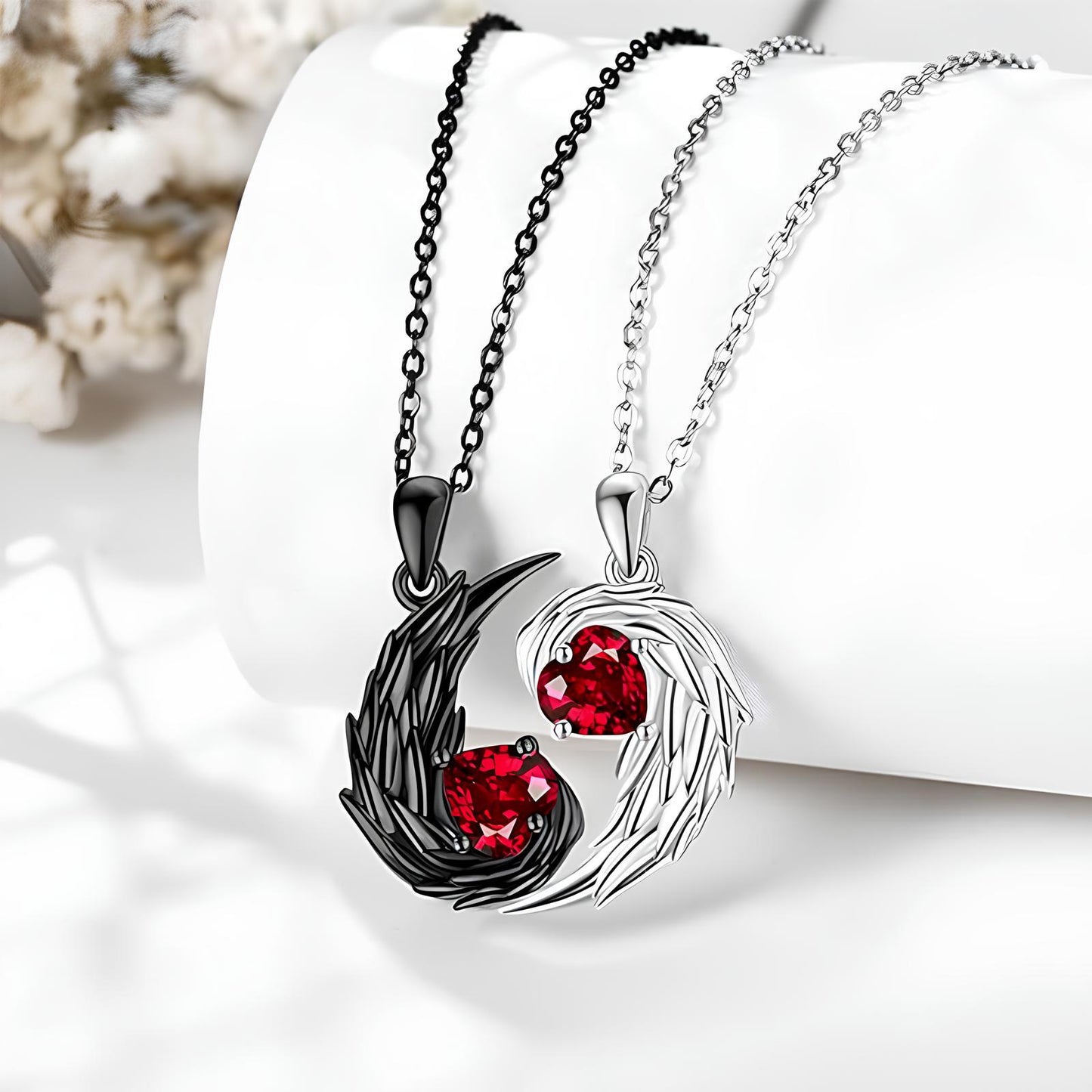 Winged Bond of Lovers Necklace