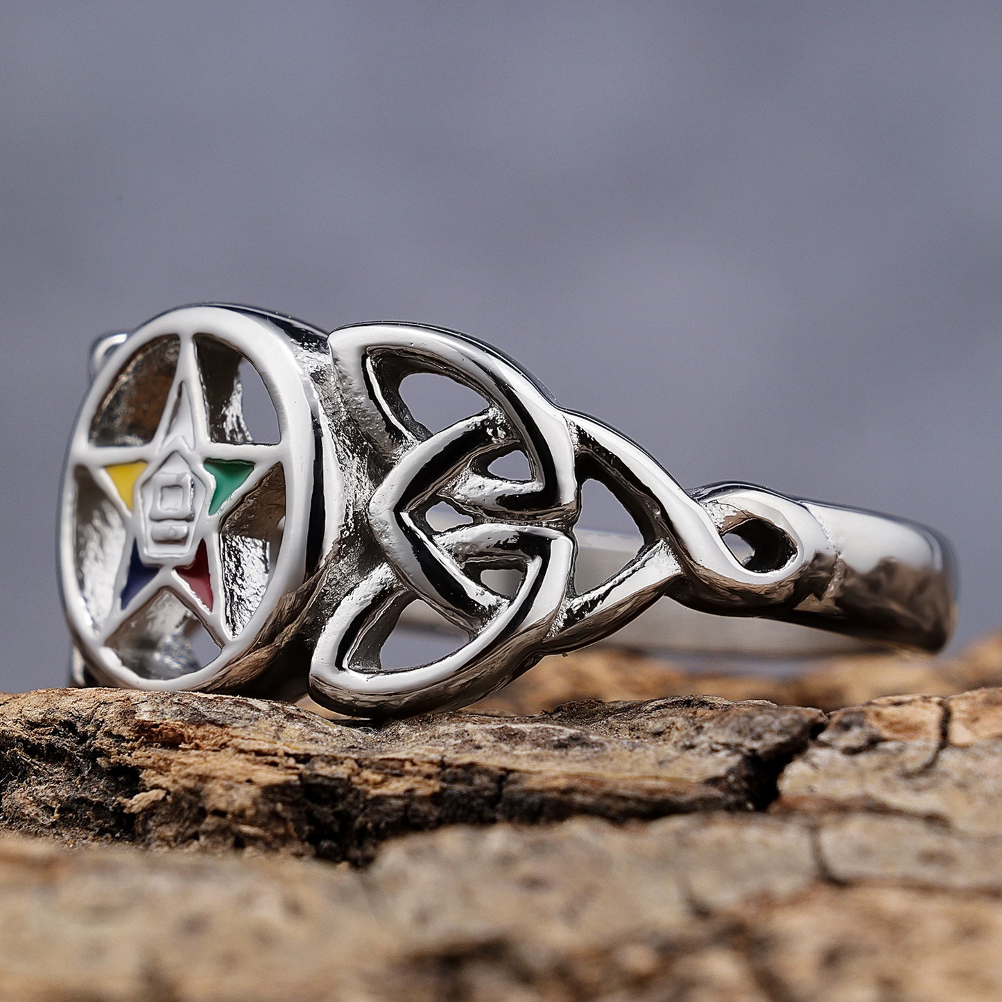 Elemental Unity Pentacle Ring
